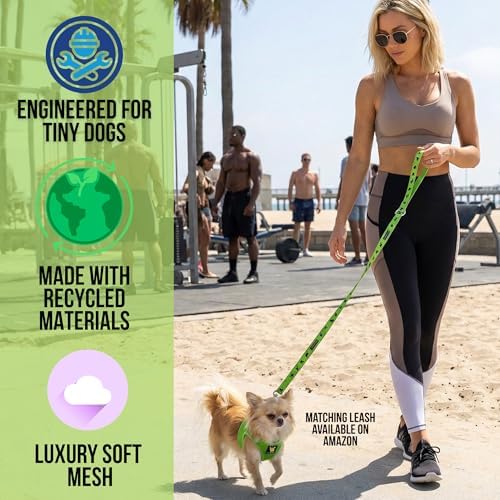 EcoBark Fully Adjustable Double Padded Step in Dog Harness, X Small - Image 2