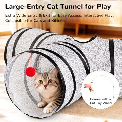 Tempcore Cat Tunnel, 3-Way Collapsible Toy - Image 3
