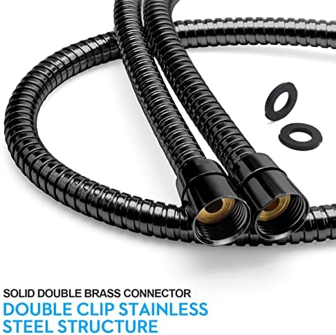 Blissland Shower Hose Extra Long 79 Inches Handheld Shower Head Hose - Image 2