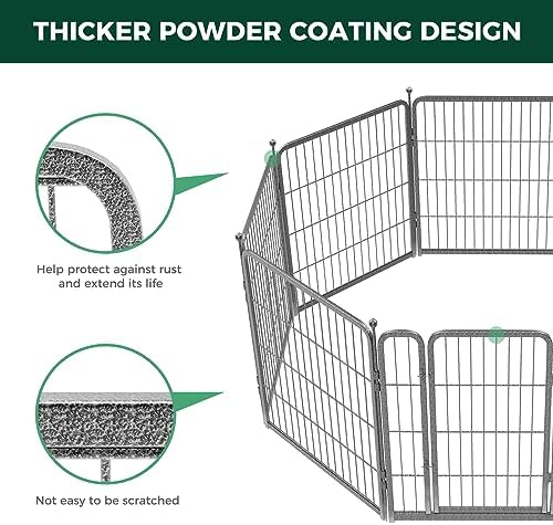 FXW Aster Dog Playpen Designed for Yard, 32 Panels - Image 4