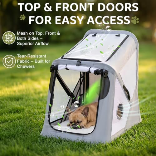Portable Dog Crate for Car Travel - Image 3