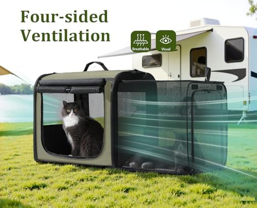 Dog Car Carrier Light Weight, Expandable, Foldable Dog Carrier - Image 6