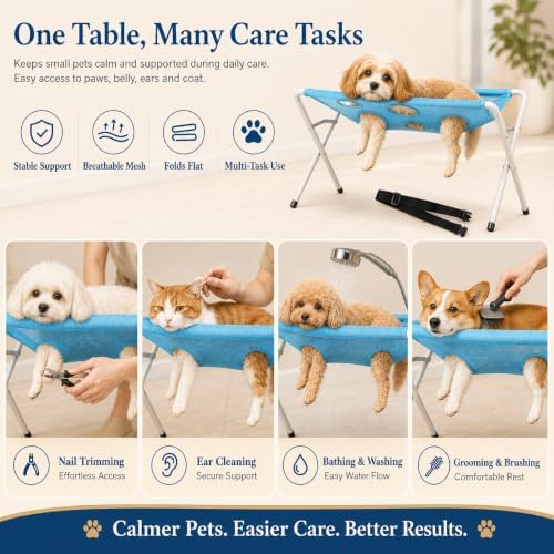 Pet Dog Bath Hammock, Cat Shower Grooming Table Hammock - Image 2