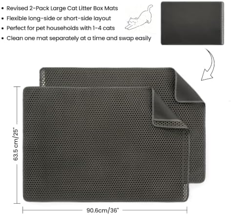 Cat Litter Mats, Upgraded Litter Trap Mat - Image 4