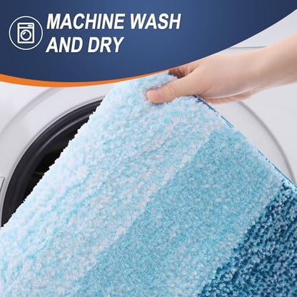 OLANLY Bathroom Runner Rug 59x20, Extra Soft Absorbent Microfiber Bath Rugs - Image 5