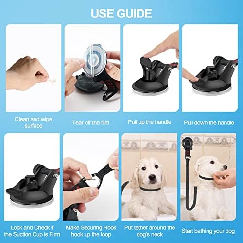 Dog Bathing Tether Suction Cup, Grooming Restraint - Image 7
