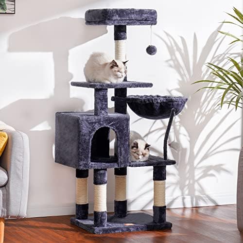 Heybly Cat Tree with Toy, 50.4" Cat Tower condo - Image 2