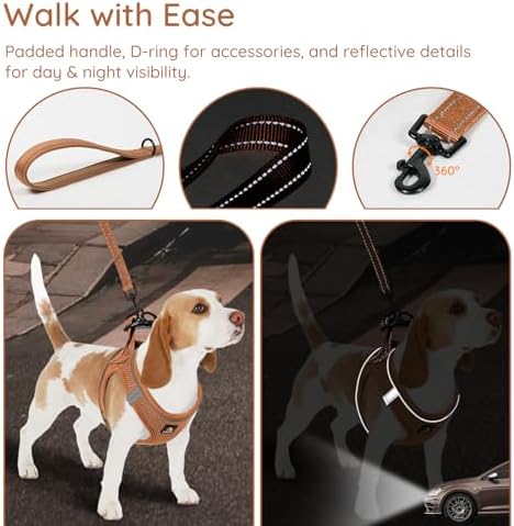 BELLA & PAL Step in Puppy Harness and Leash Set - Image 4