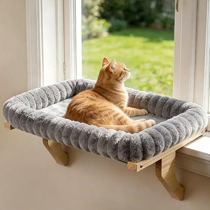 Zoratoo Cloud-Cuddle Cat Perch for Window Sill by Zoratoo