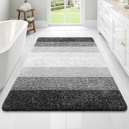 OLANLY Large Bathroom Rugs Mat 70x46, Extra Soft Absorbent Microfiber Bath Rugs by OLANLY