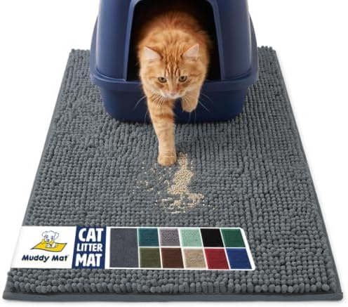 Muddy Mat® | Cat Litter Mat 24"x36", Litter Trapping Mat, Super Absorbent by MuddyMat%C2%AE
