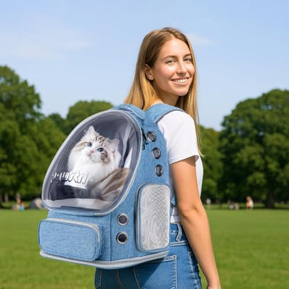 Cat Backpack Carrier Clear Bubble Window - Image 6