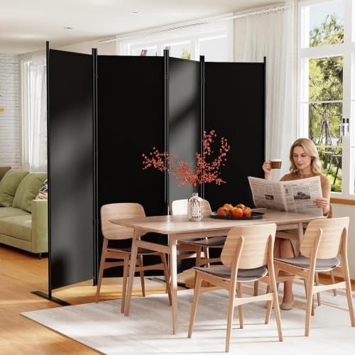 SUNALLY Room Divider Privacy Screens, 6 Panel Divider - Image 5