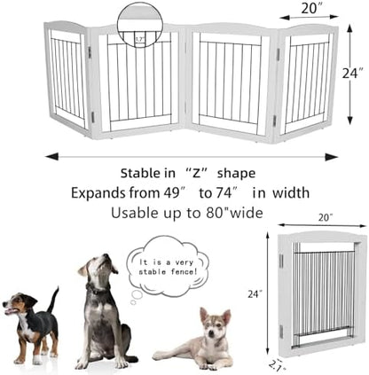 ZJSF Freestanding Foldable Dog Gate - Image 6