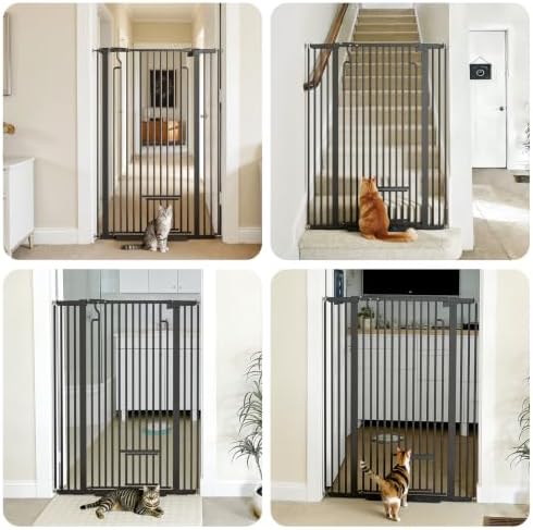 Ostutry 53in Extra Tall Cat Gate - Image 7