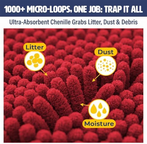 Muddy Mat® | Cat Litter Mat 18"x28", Litter Trapping Mat, Super Absorbent - Image 5