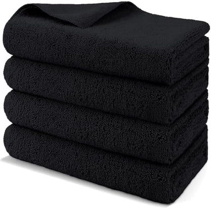 HOMEXCEL Professional Large Microfiber Car Drying Towels 4 Pack by HOMEXCEL