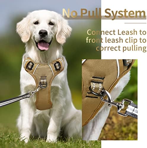 HEELE Dog Harness, Dog Harness for Small Medium Large Dogs No Pull Adjustable - Image 3