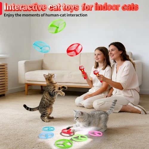 BABORUI Cat Toy Disc Launcher, Rechargeable Interactive Cat Fetch Toy Launcher - Image 7