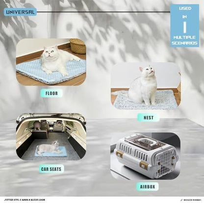 Two Uses'Cat Bed Mat, Self Warming&Cooling Cat Mat.12 * 20in.Hot/Cold Mat - Image 6
