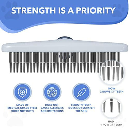 Dog rake deshedding dematting Brush Comb - Image 4