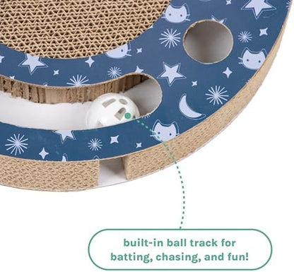 Kitty City Starry Night Corrugate Cat Scratcher - Image 5