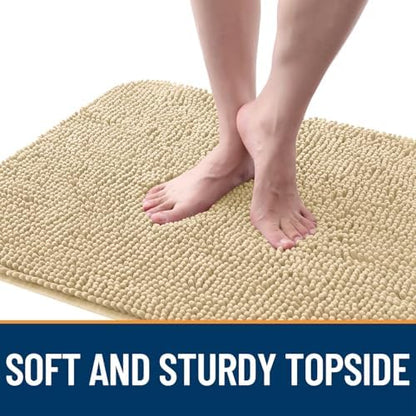 OLANLY Dog Door Mat for Muddy Paws 47x32, Super Absorbent Chenille Mud Mat - Image 4
