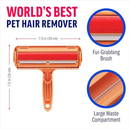 ChomChom Roller Pet Hair Remover – Original Size Reusable Lint Roller - Image 2