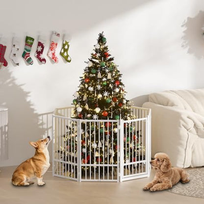 SNUOWU Full Metal Freestanding Dog Gate - Image 2