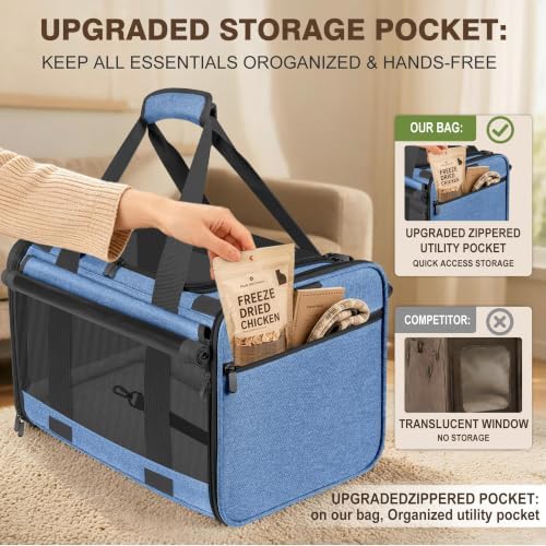Soft Sided Cat Carrier for Anxious Pets - Image 6