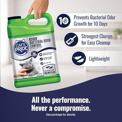 Cat's Pride Bacterial Odor Control, Max Power, Clumping Litter Scented 15lb - Image 4