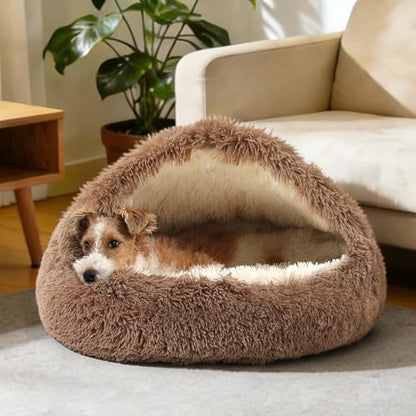 NOYAL Hooded Donut Bed, Calming Cave - Image 5