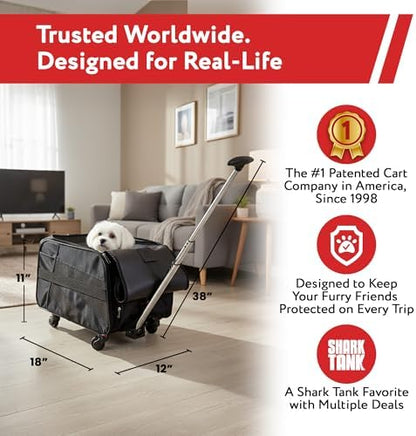 dbest products Pet Smart Cart, Rolling Carrier - Image 2