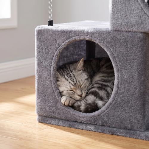 YUNIQUE Small Cat Tree for Indoor Cats, Cat Tower - Image 4