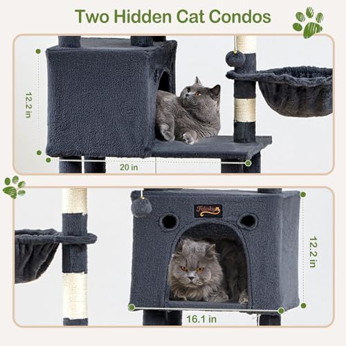 74in Cat Tree Tower for Indoor Cats - Image 3