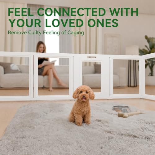 EVERFRONT Clear Acrylic Dog Playpen - Image 6