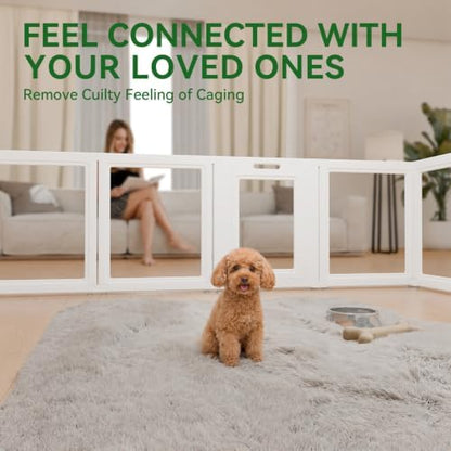EVERFRONT Clear Acrylic Dog Playpen - Image 6