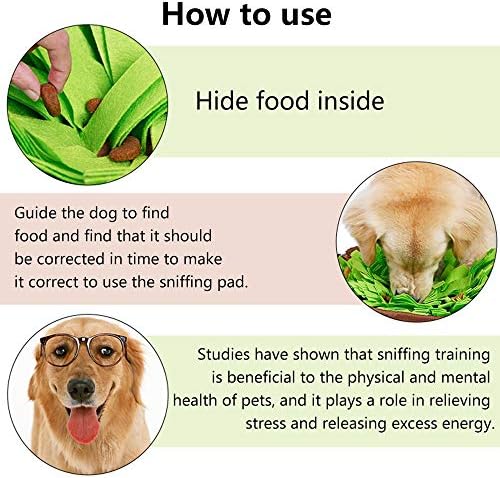 AWOOF Pet Snuffle Mat for Dogs, Interactive Feed Game for Boredom, Encourages - Image 2