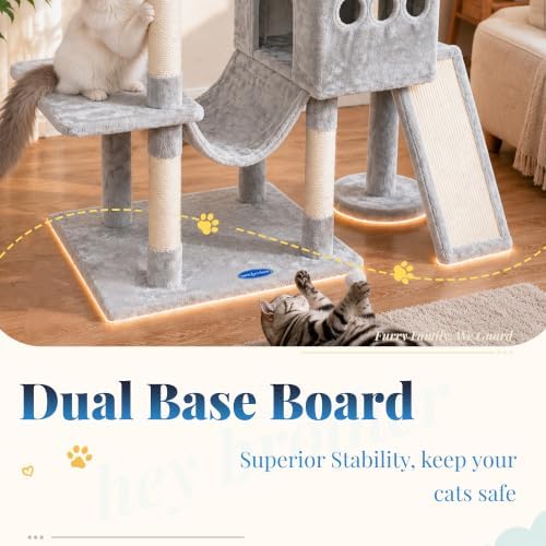 Hey-brother Cat Tree Tower, Extended Base - Image 6