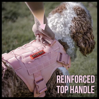 OneTigris Tactical Dog Harness Vest No-Pull Service Dog Vest - Image 5