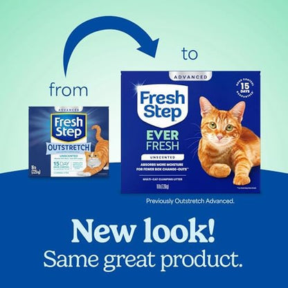 Fresh Step Advanced Ever Fresh Unscented Clumping Cat Litter, 16 lb., 2 Pk - Image 2