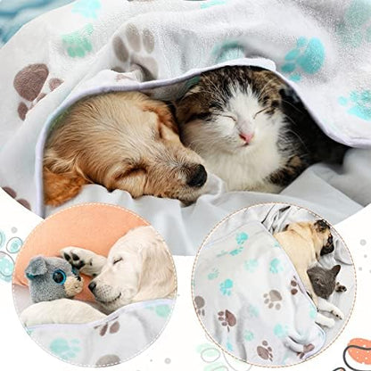 Tatuo 4 Pcs Fleece Dog Blankets - Image 2