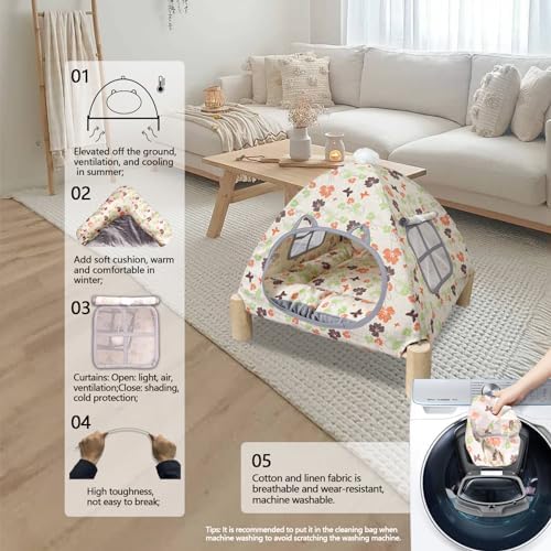 Elevated Pet Hammock Bed Tent House - Image 4
