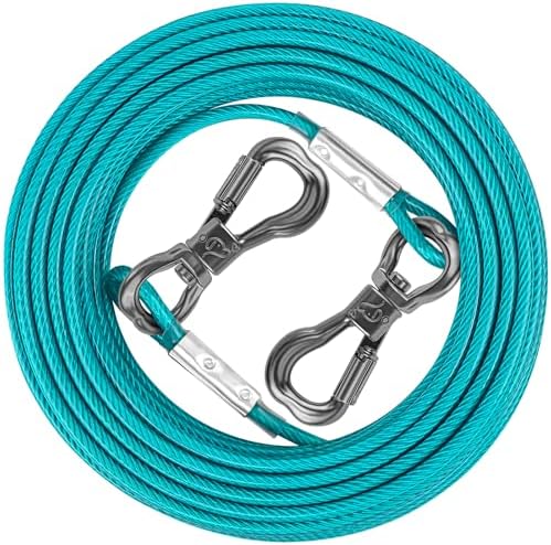 XiaZ Dog Tie Out Cable, Dog Leads by XiaZPet