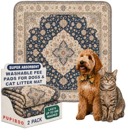 PUPIBOO Washable Pee Pads for Dogs and Cats by PUPIBOO