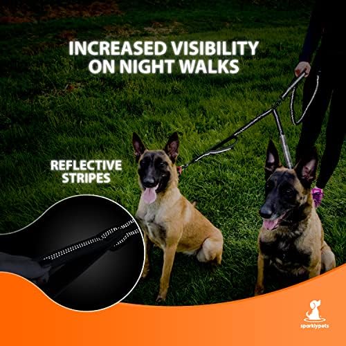SparklyPets Hands Free Dual Dog Leash, Medium & Large - Image 7