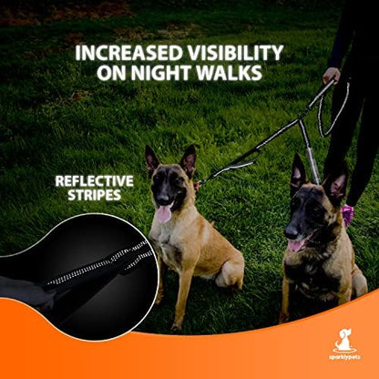 SparklyPets Hands Free Dual Dog Leash, Medium & Large - Image 7