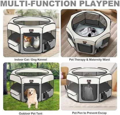 Aivituvin Dog Playpen Foldable Pet Play Pens - Image 6