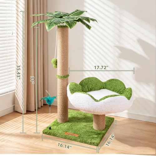2-in-1 Plant Cat Scratching Post - Image 2
