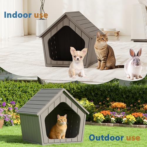 Cat Litter Box Enclosure, Resin Outdoor Litter Box - Image 4